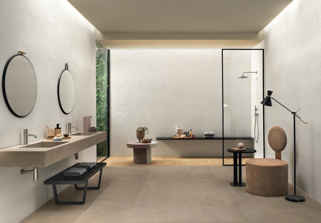 Μπάνιο με πλακάκι επίστρωσης τοίχου Wall Plaster | Αφοί Δελή